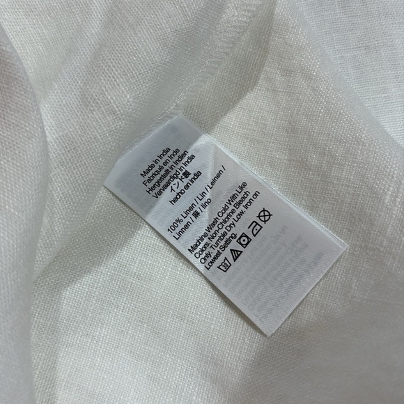 NWT J.CREW Women’s White 100% Linen High-Neck Midi Dress - Picture 10 of 10